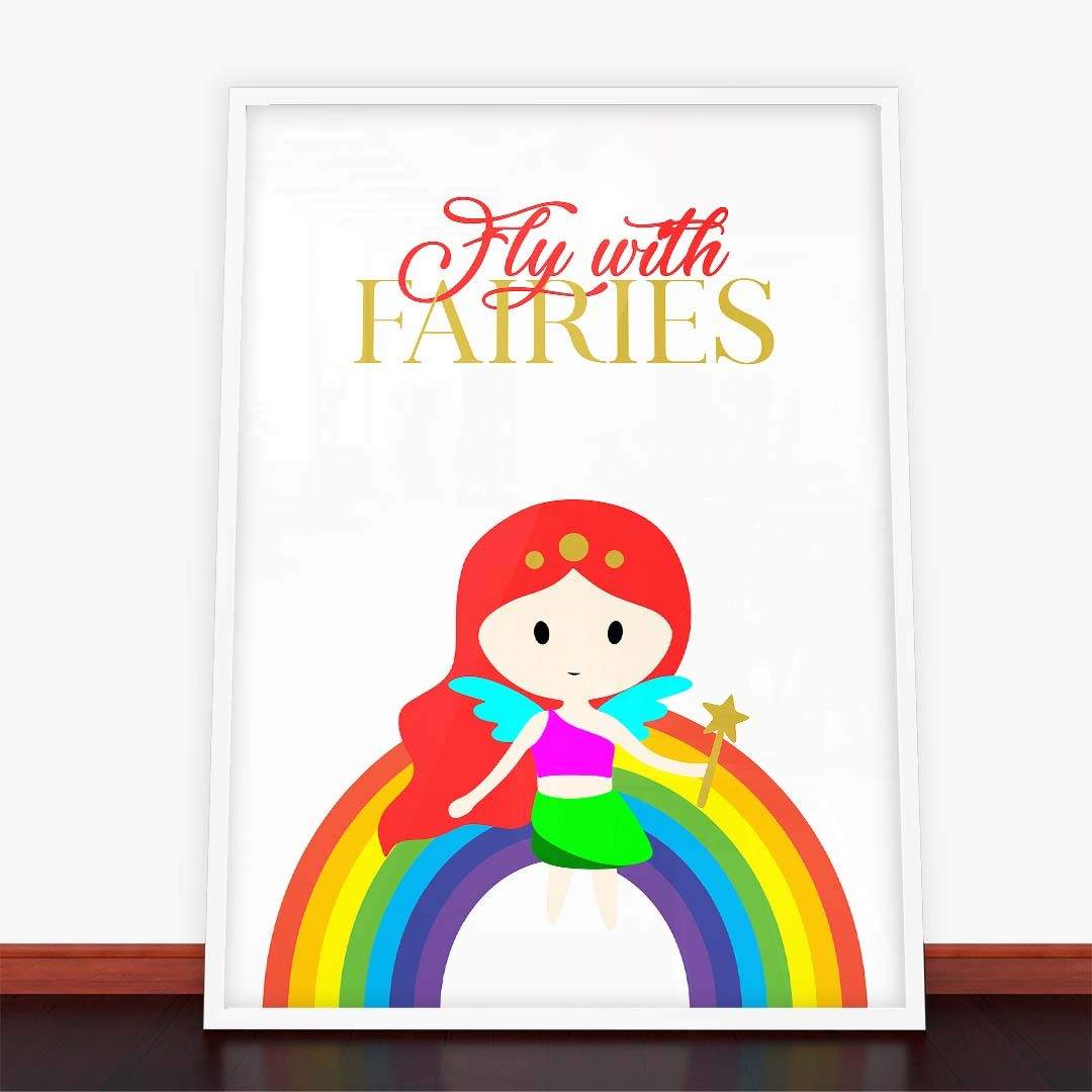 Plakat Fly Witch Fairies