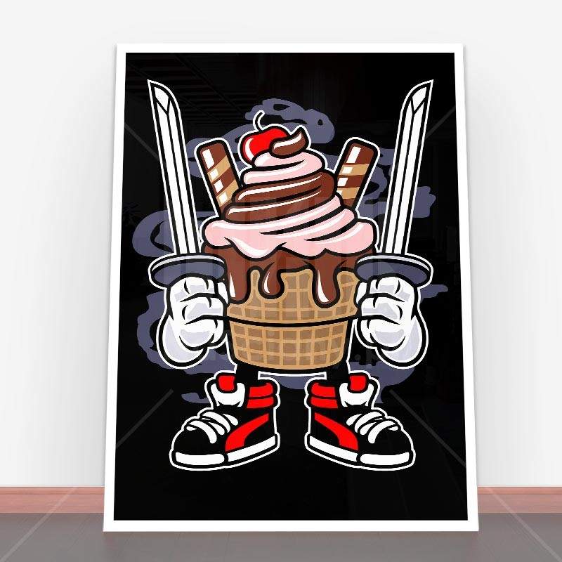 Plakat Ice Cream Ninja