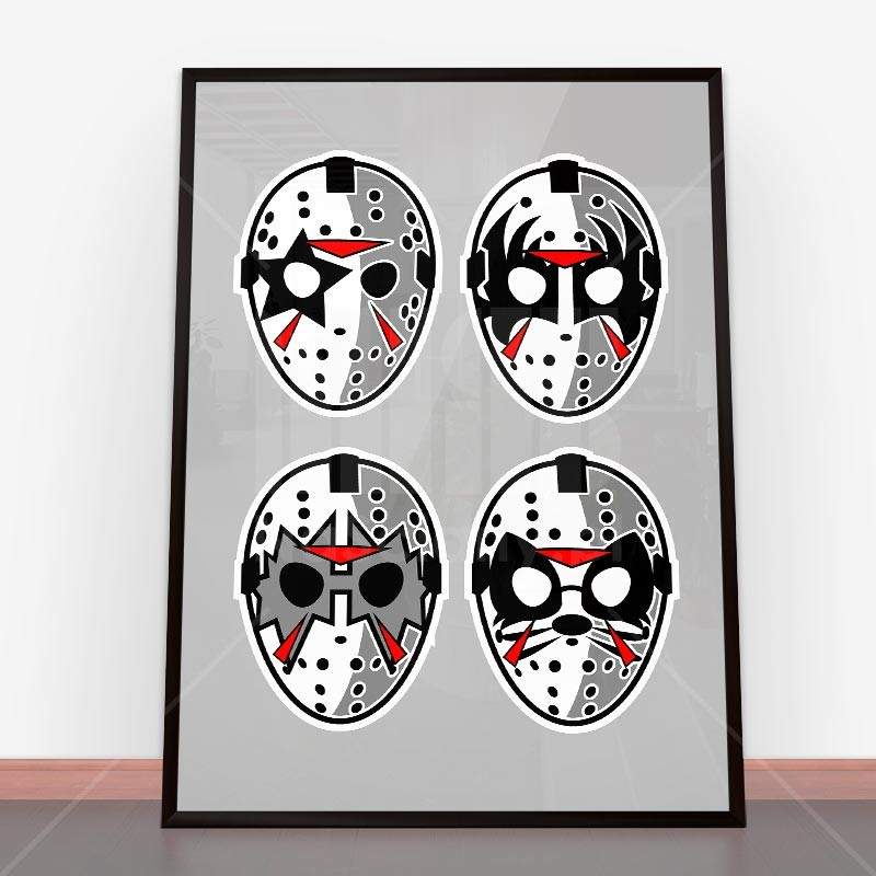 Plakat Jason Rock Faces