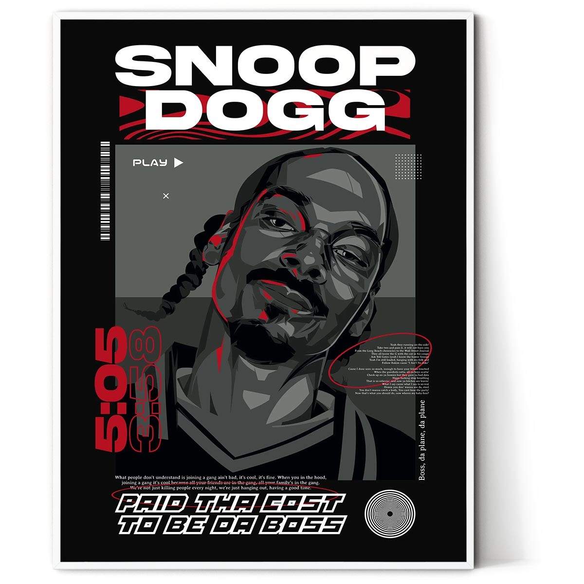 Plakat Snoop Dogg da Boss