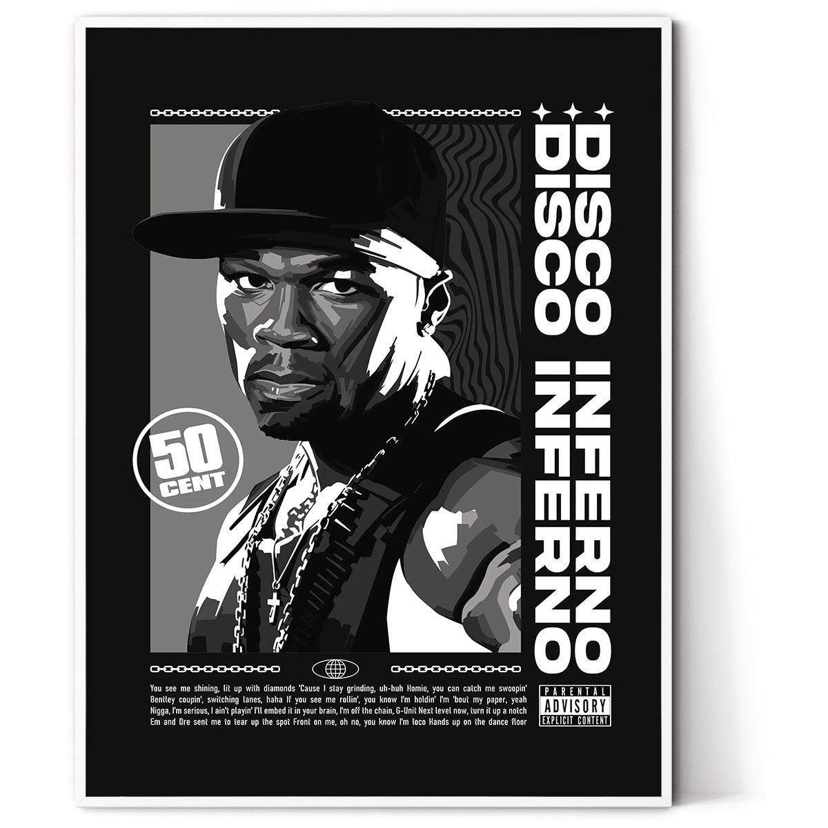 Plakat 50 Cent Disco Inferno