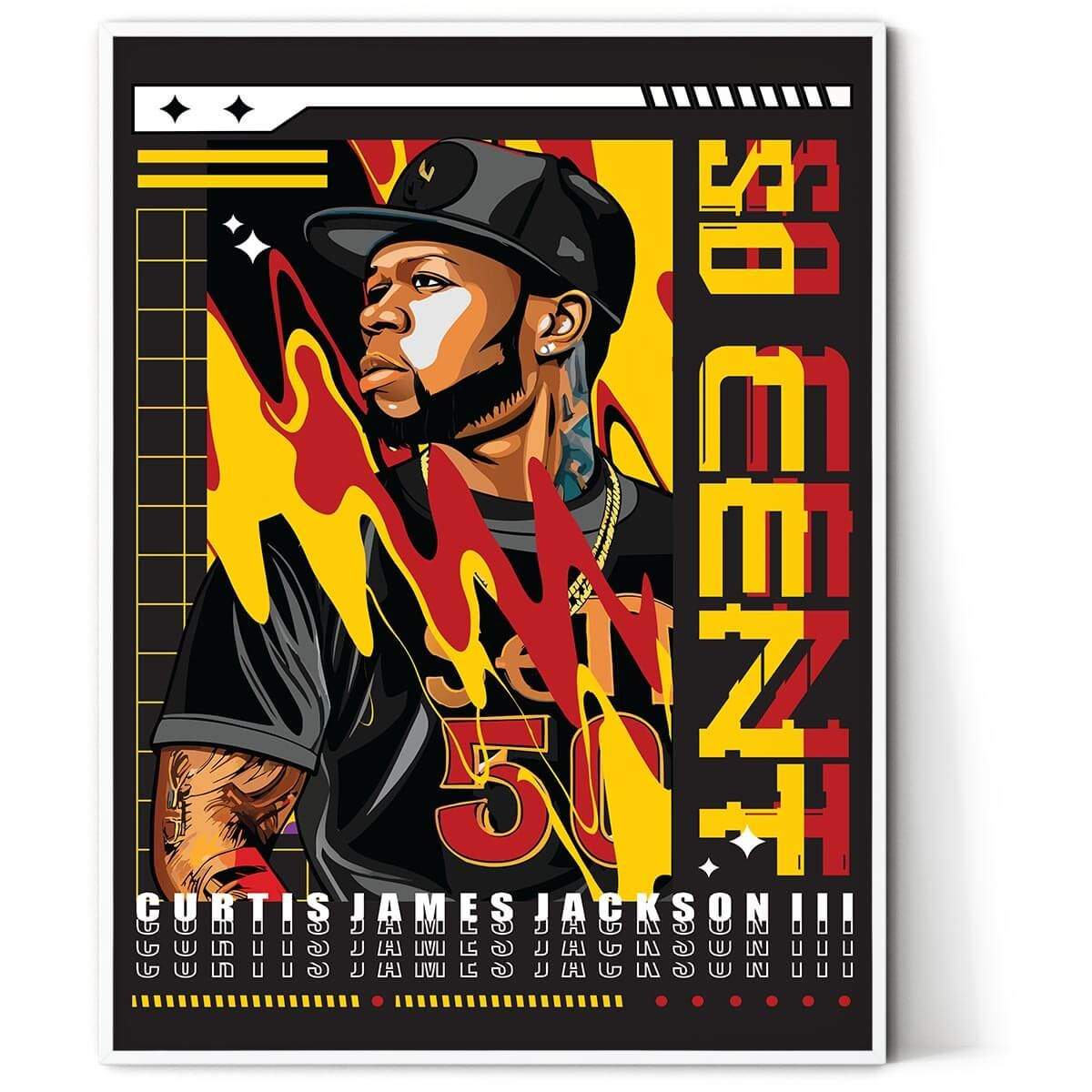 Plakat 50 Cent Curtis James Jackson III