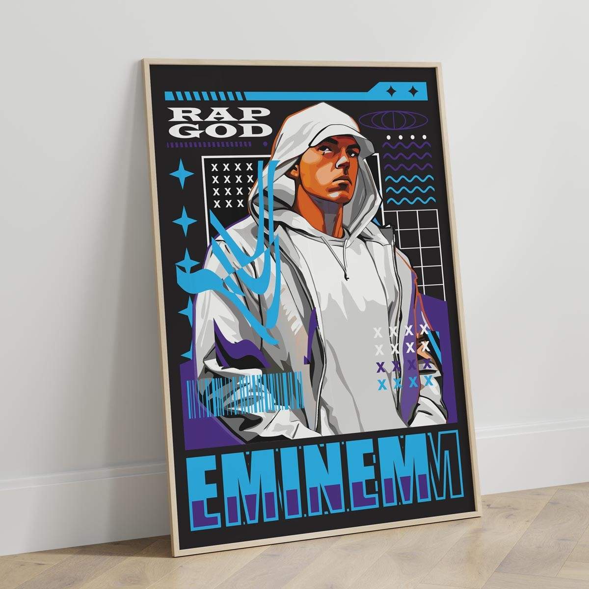 Plakat Eminem Rap God - Obrazy nowoczesne
