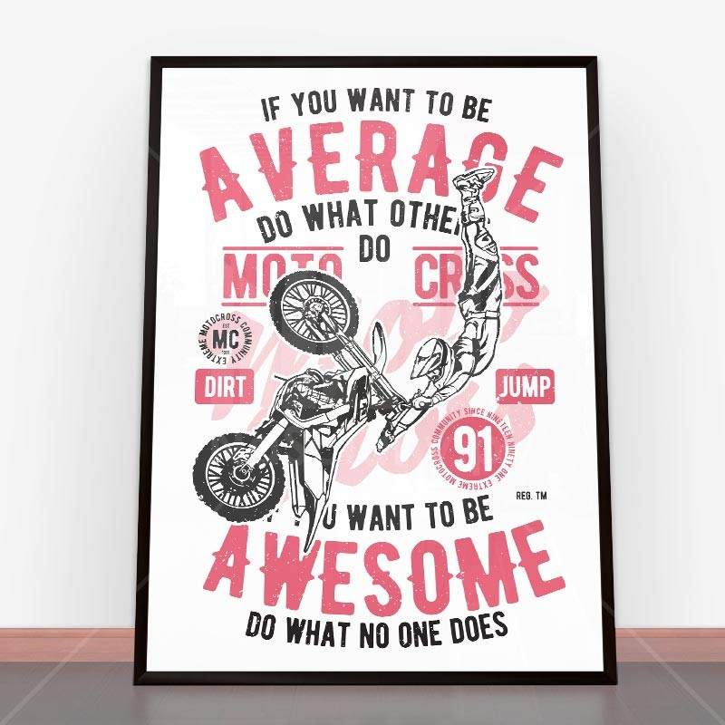 Plakat Awesome Motocross