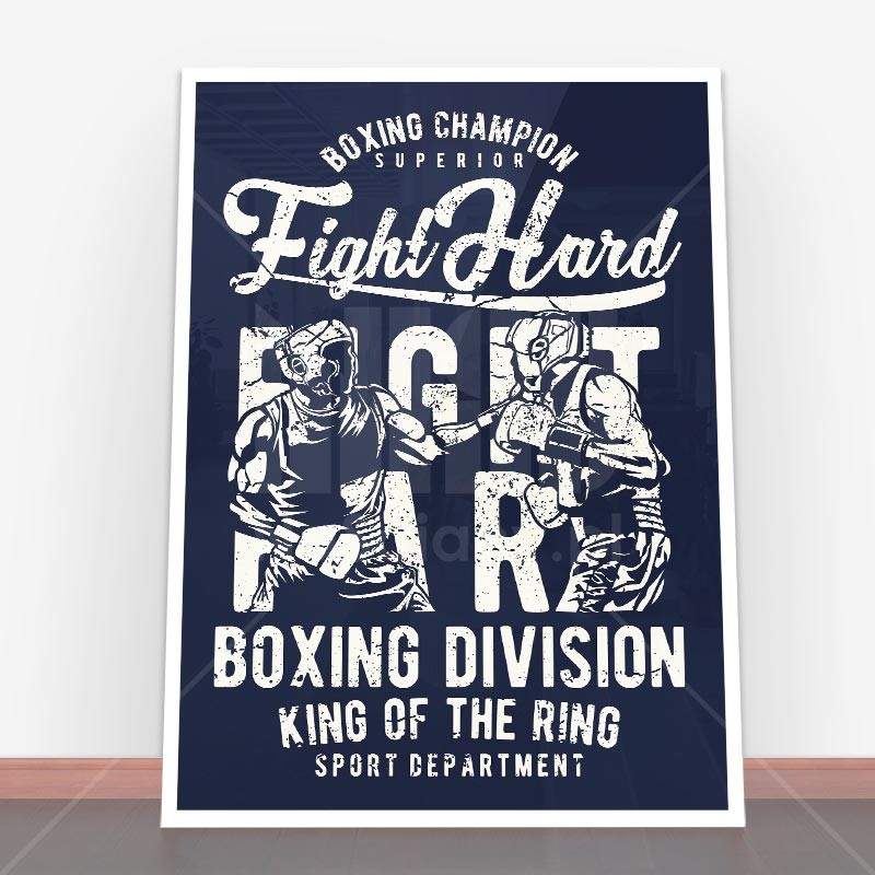 Plakat Fight Hard