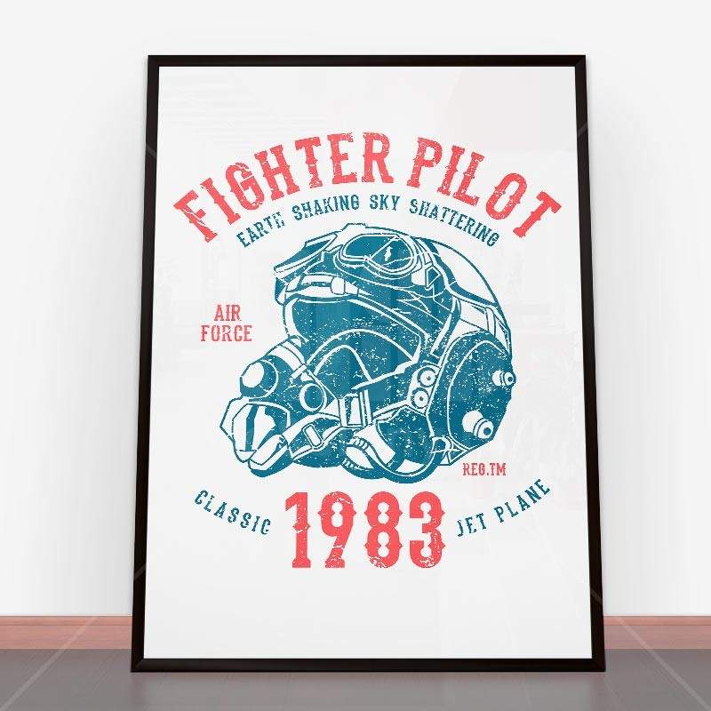 Plakat Fighter Pilot