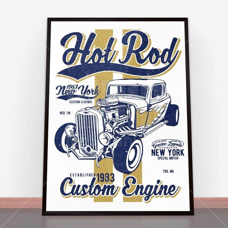 Plakat Hot Rod New York