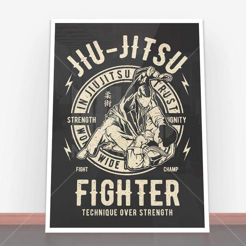 Plakat Jiu Jitsu