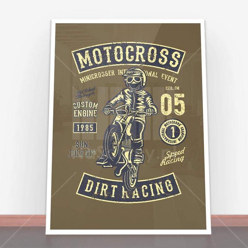 Plakat Moto Cross