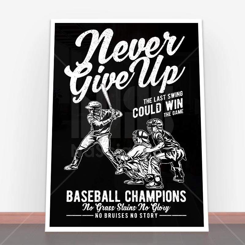 Poster Never Give Up