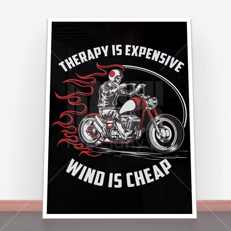 Plakat Therapy is Expensive