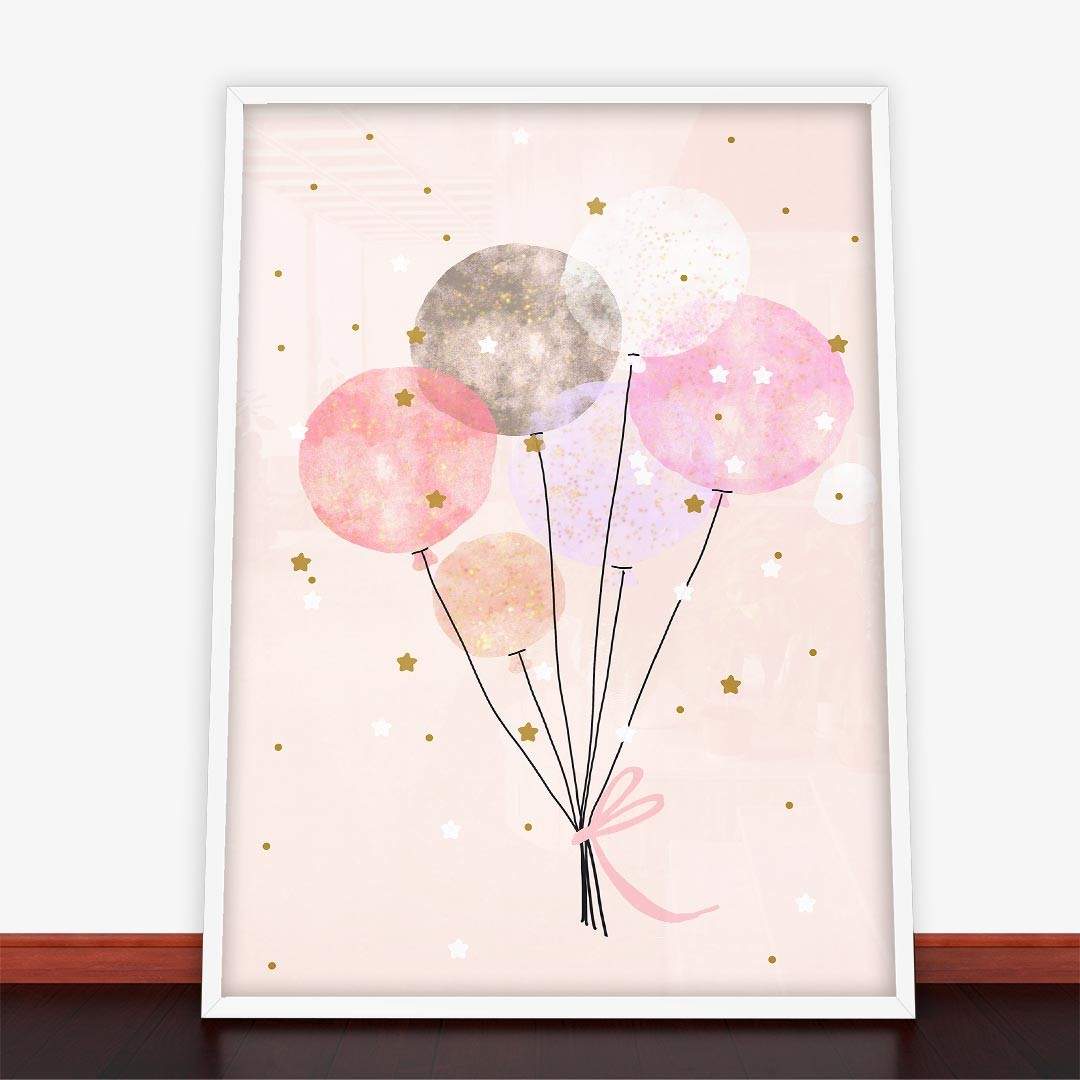 Plakat Pink Balloon