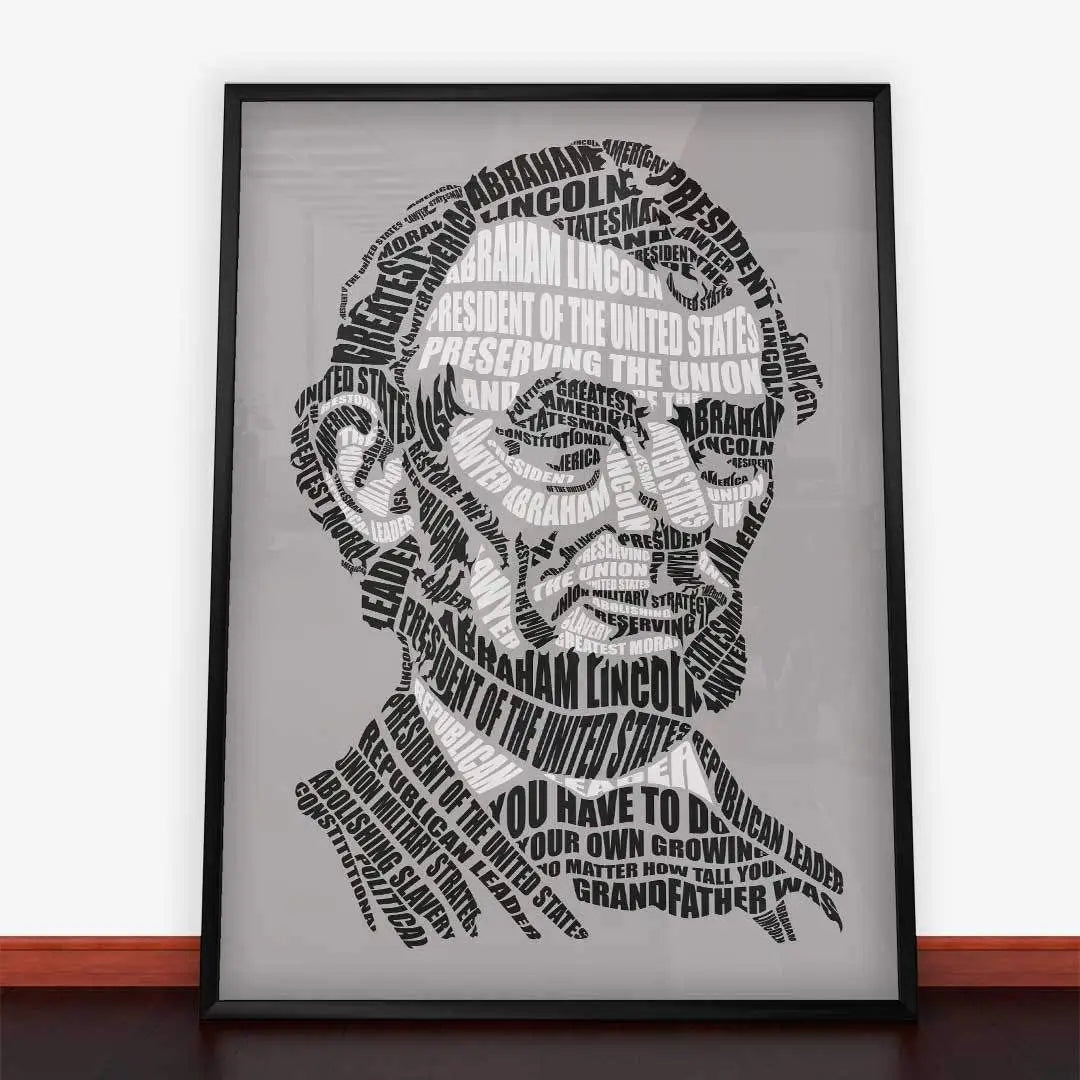 Plakat Abraham Lincoln.