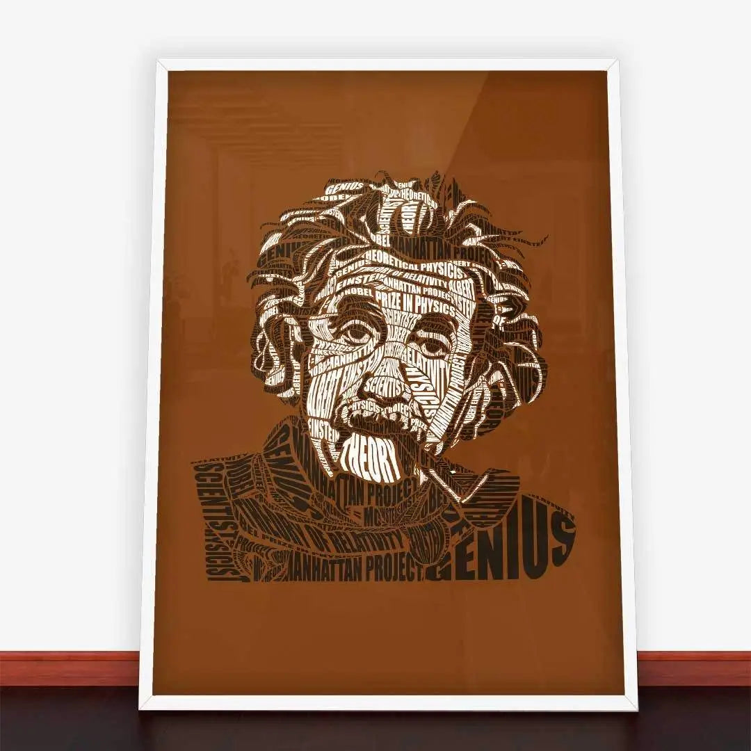 Plakat Albert Einstein.