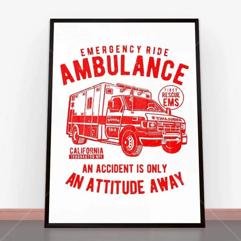 Plakat Ambulance.