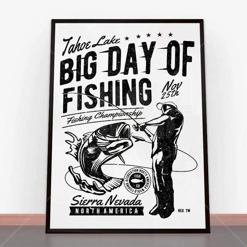 Plakat Big Day of Fishing.