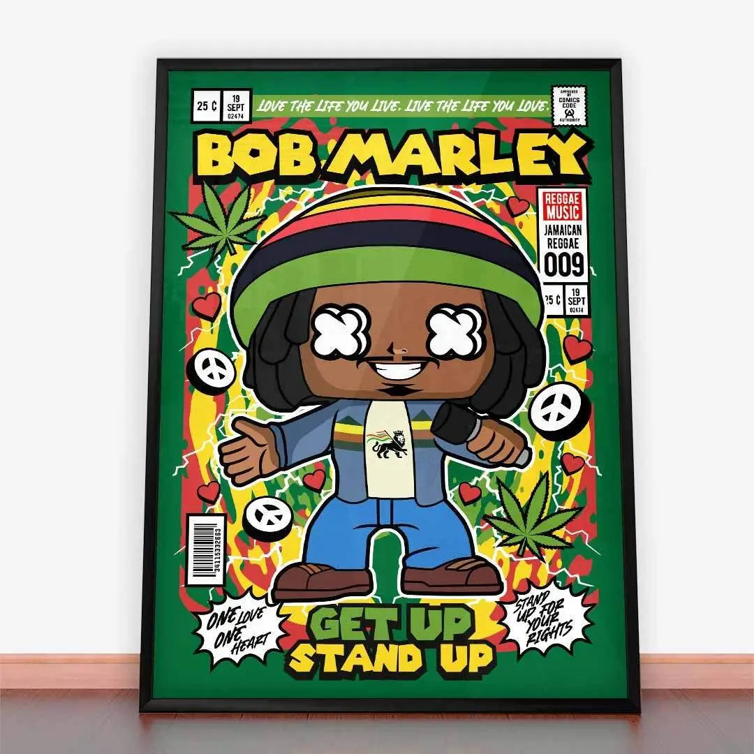 Plakat Bob Marley.