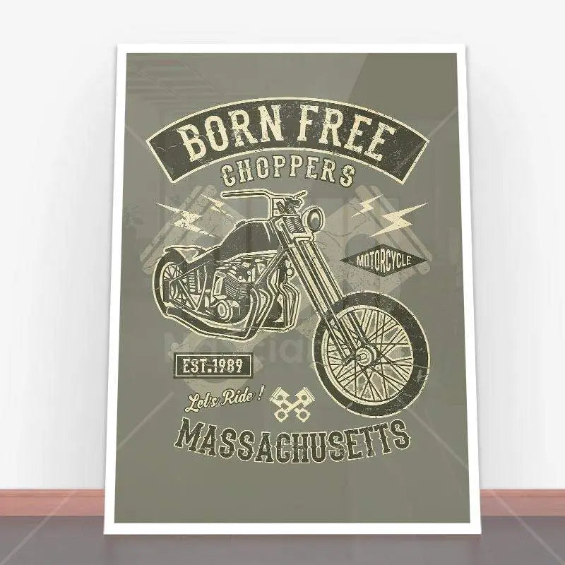 Plakat Born Free Choppers.