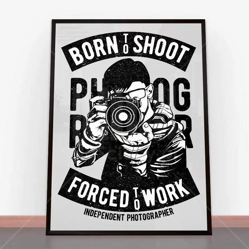 Plakat Born To Shoot.