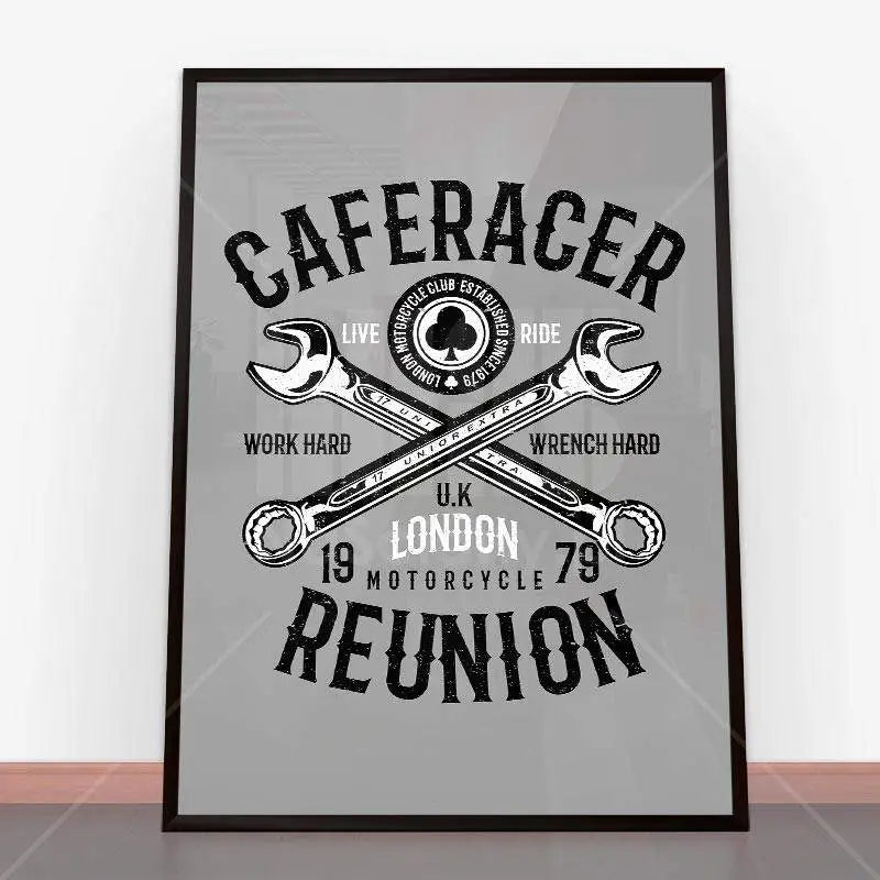 Plakat Caferacer Reunion.