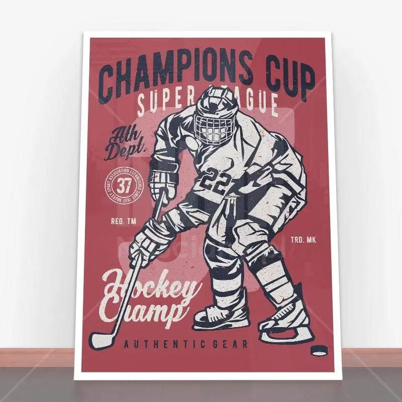 Plakat Champions Cup Hockey.