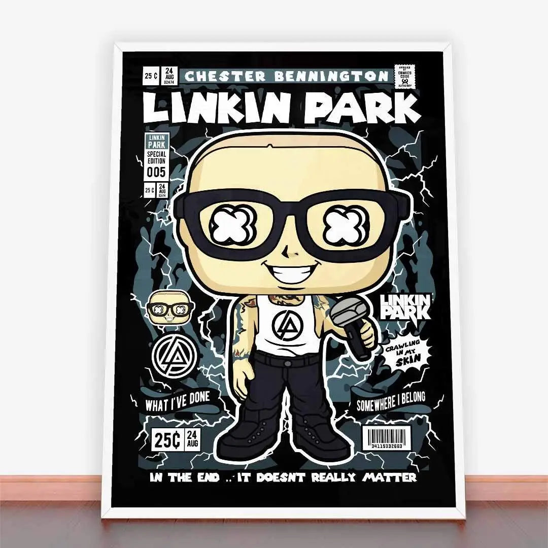 Plakat Chester Bennington Linking Park.