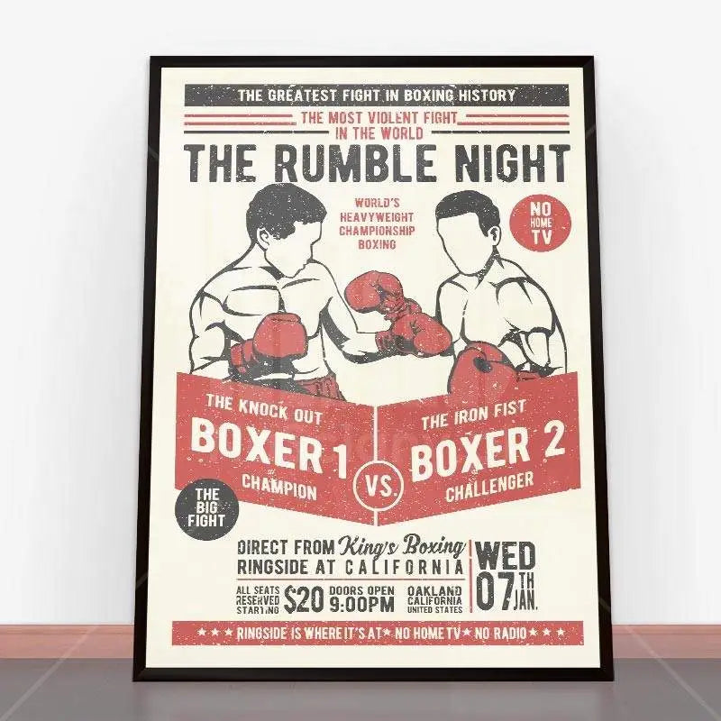 Plakat Classic Boxing.