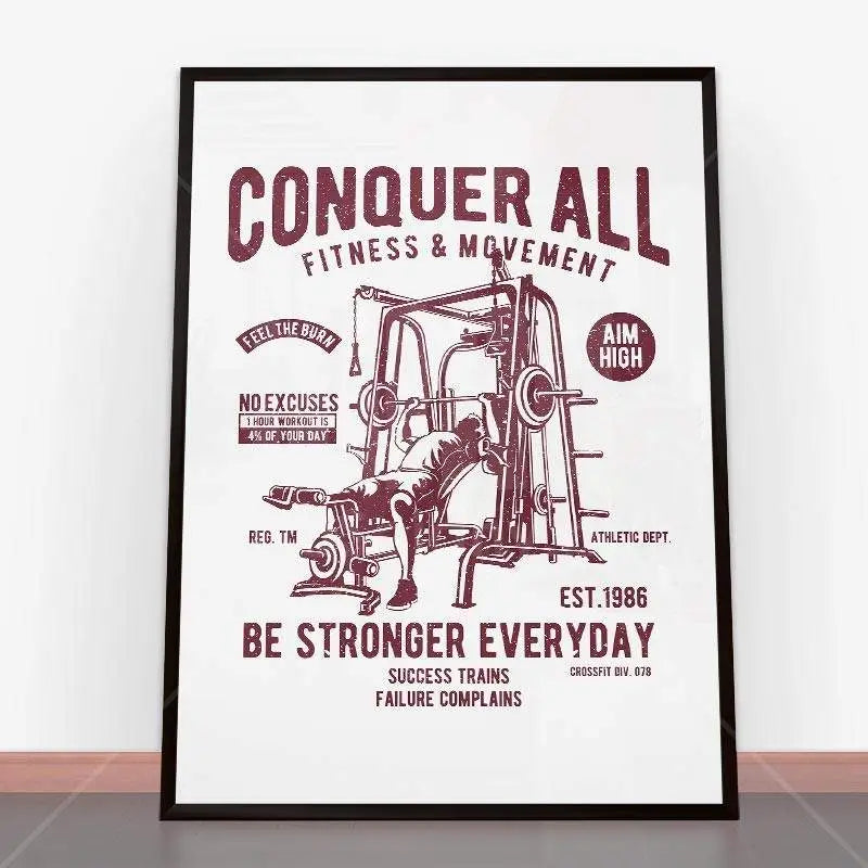 Plakat Conquer All.