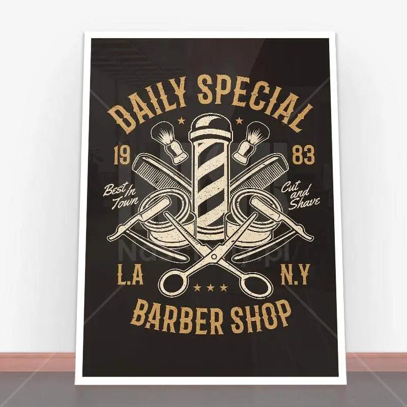 Plakat Daily Special Barber Shop.