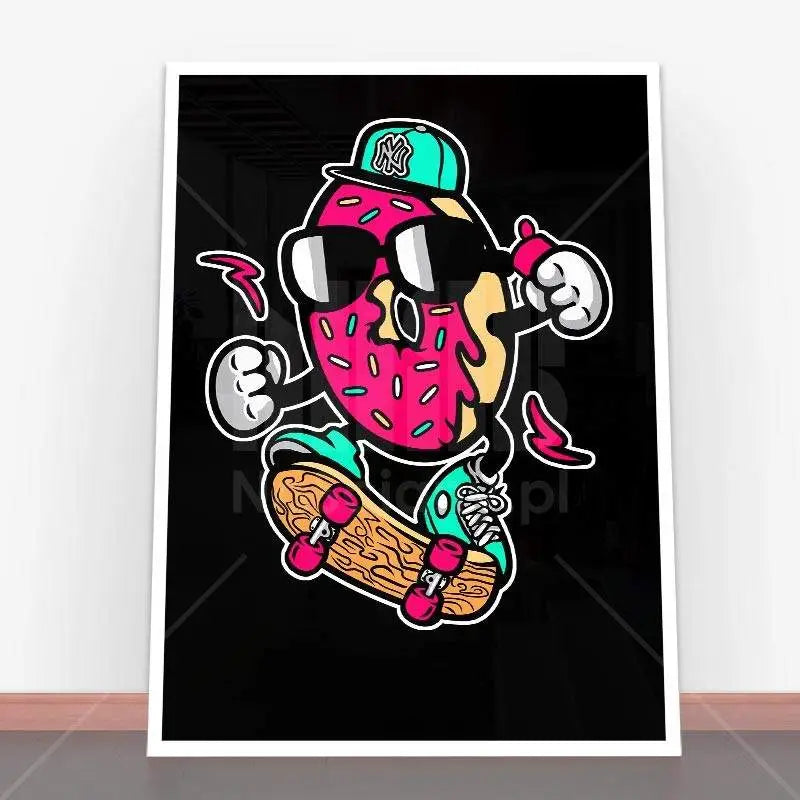 Plakat Donut Skater.