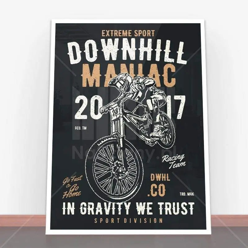 Plakat Downhill Maniac.