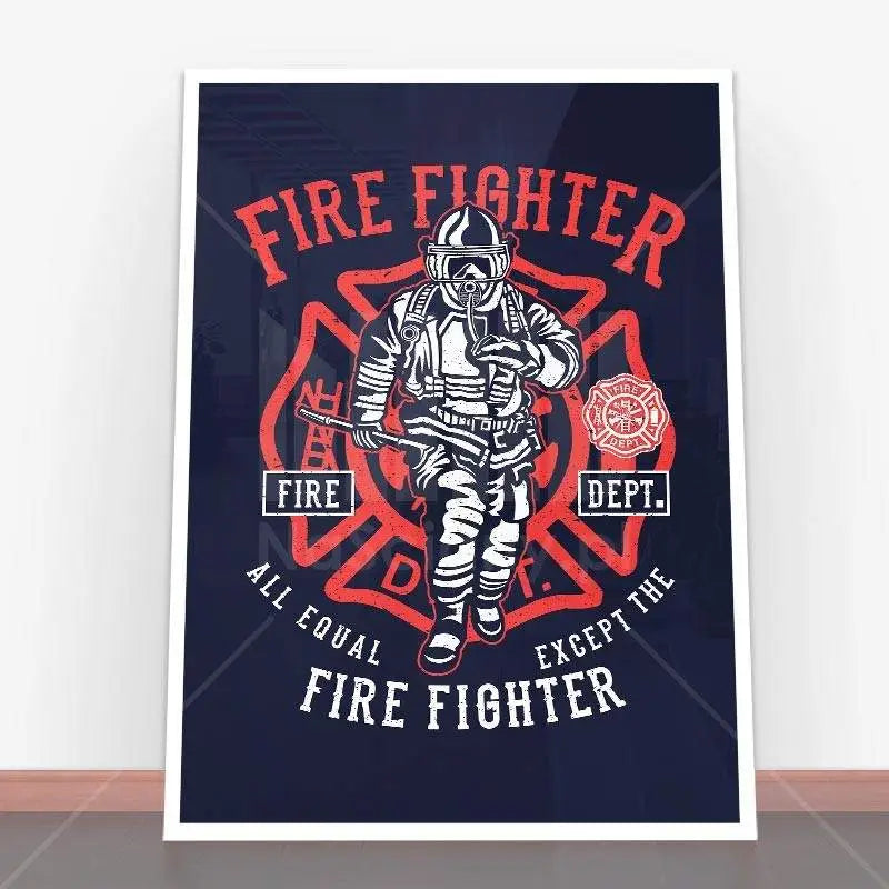 Plakat Fire Fighter.