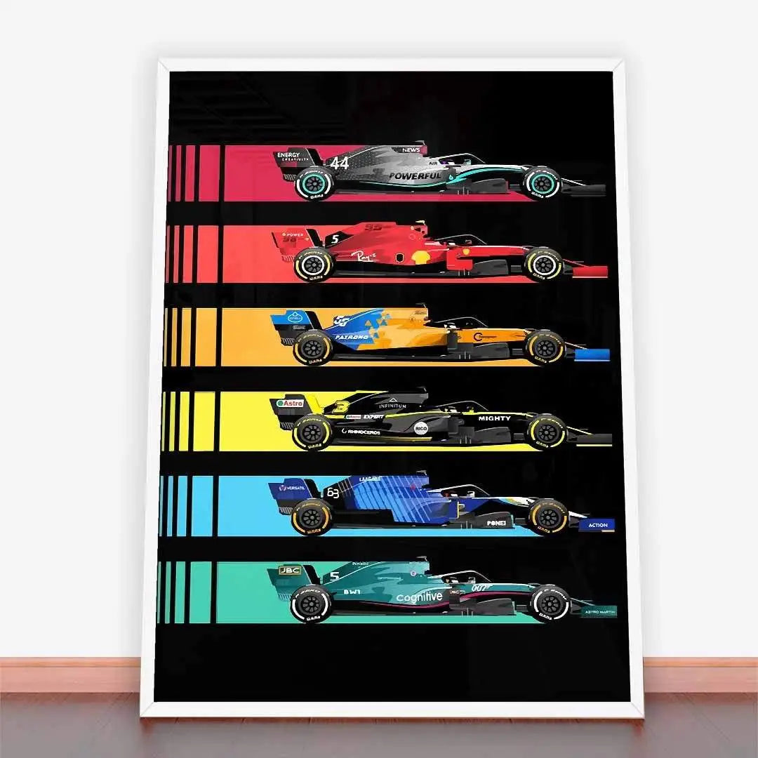 Plakat Grand Prix F1.