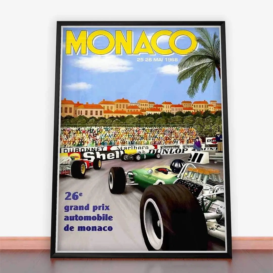 Plakat Grand Prix Monaco, 1968.