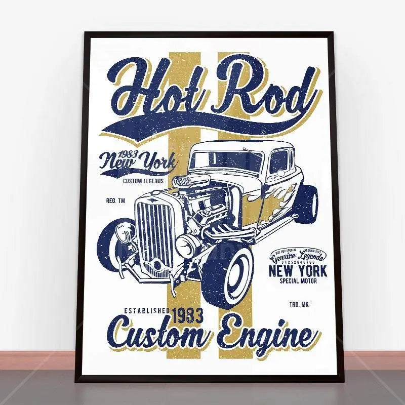 Plakat Hot Rod New York.