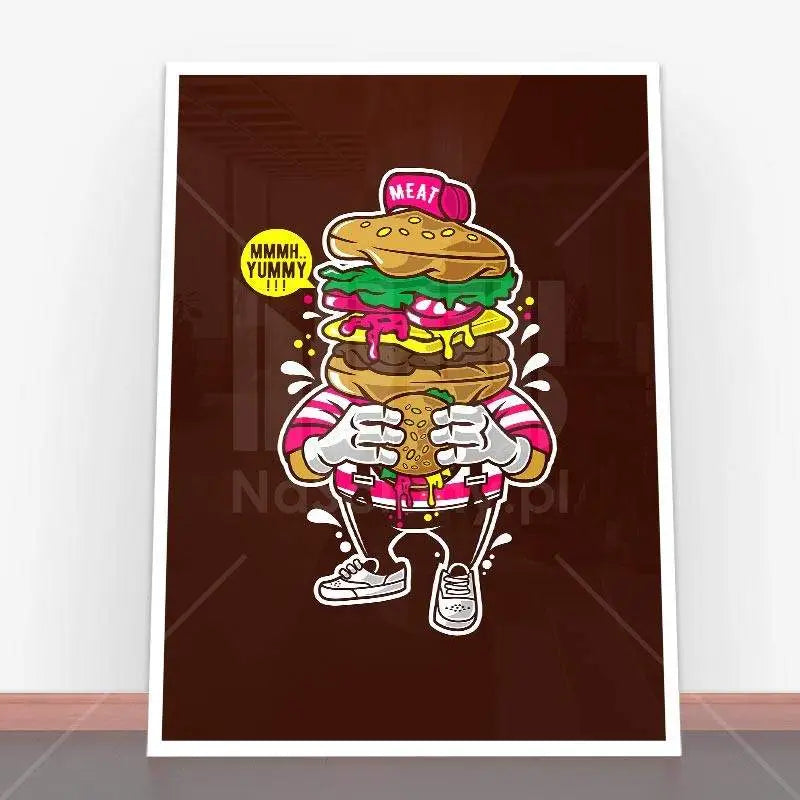 Plakat I Love Burger.