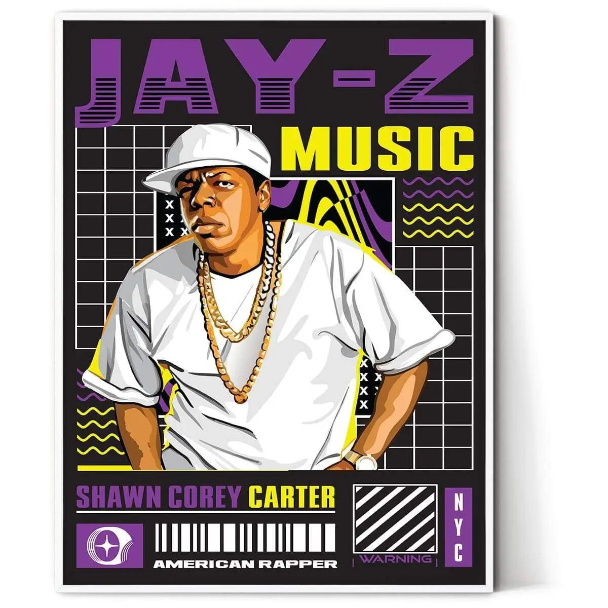 Plakat Jay-Z American Rapper.