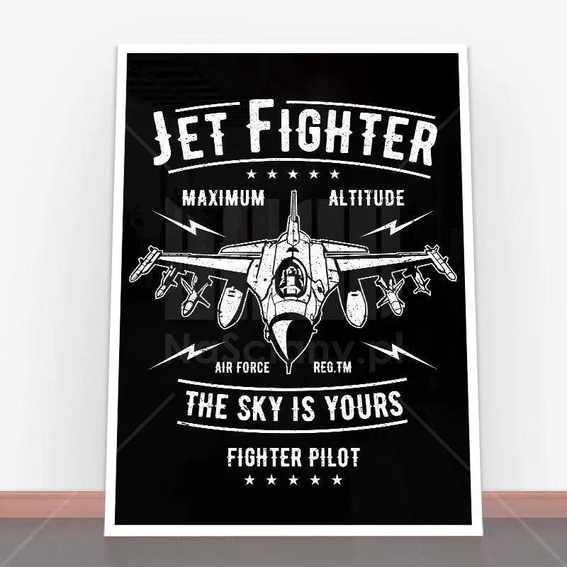 Plakat Jet Fighter.