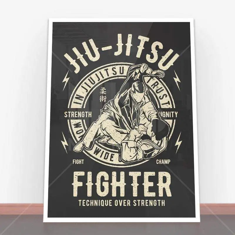 Plakat Jiu Jitsu.