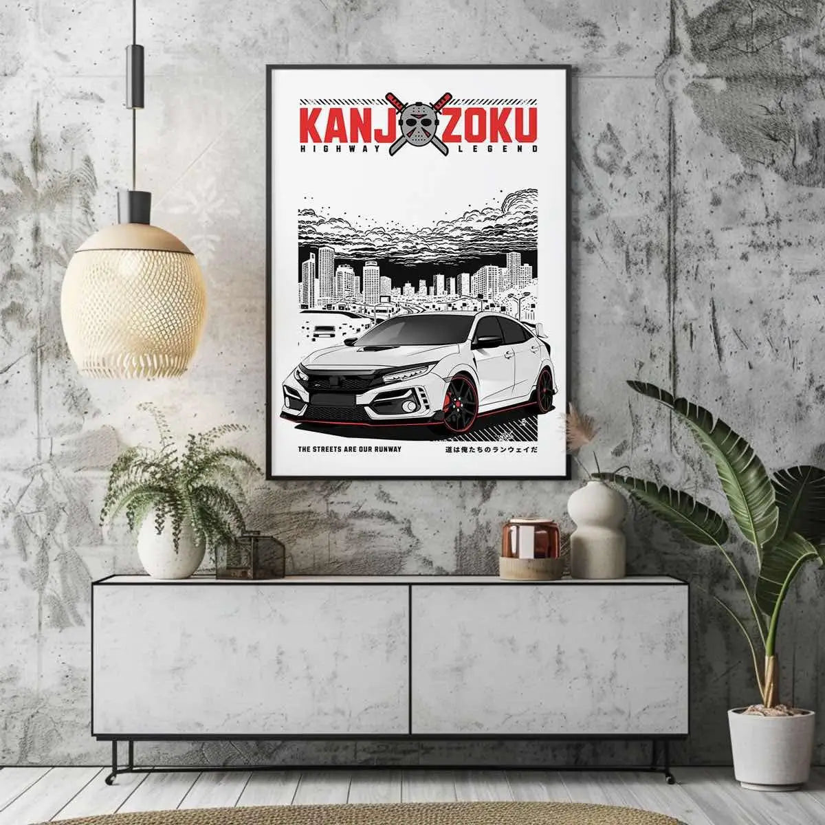 Plakat Kanjozoku - Highway Legend.