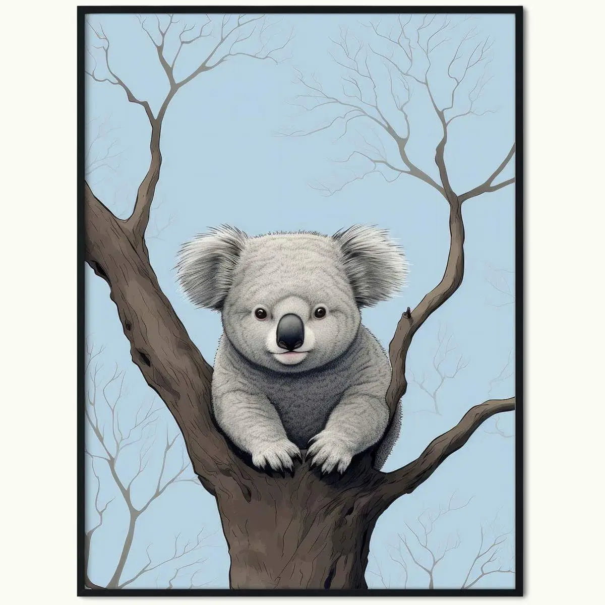 Plakat Koala na Drzewie.