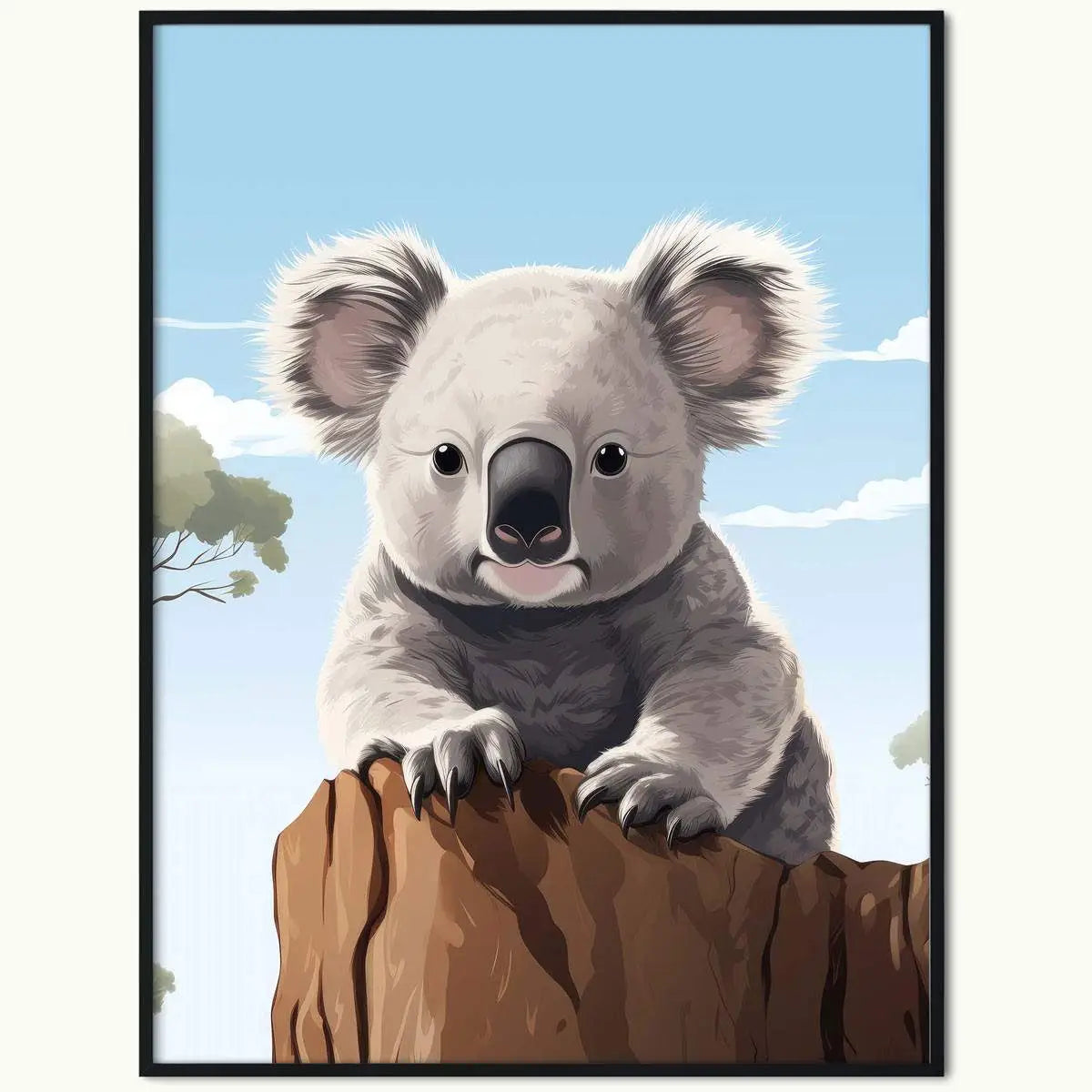 Plakat Koala na Skale.