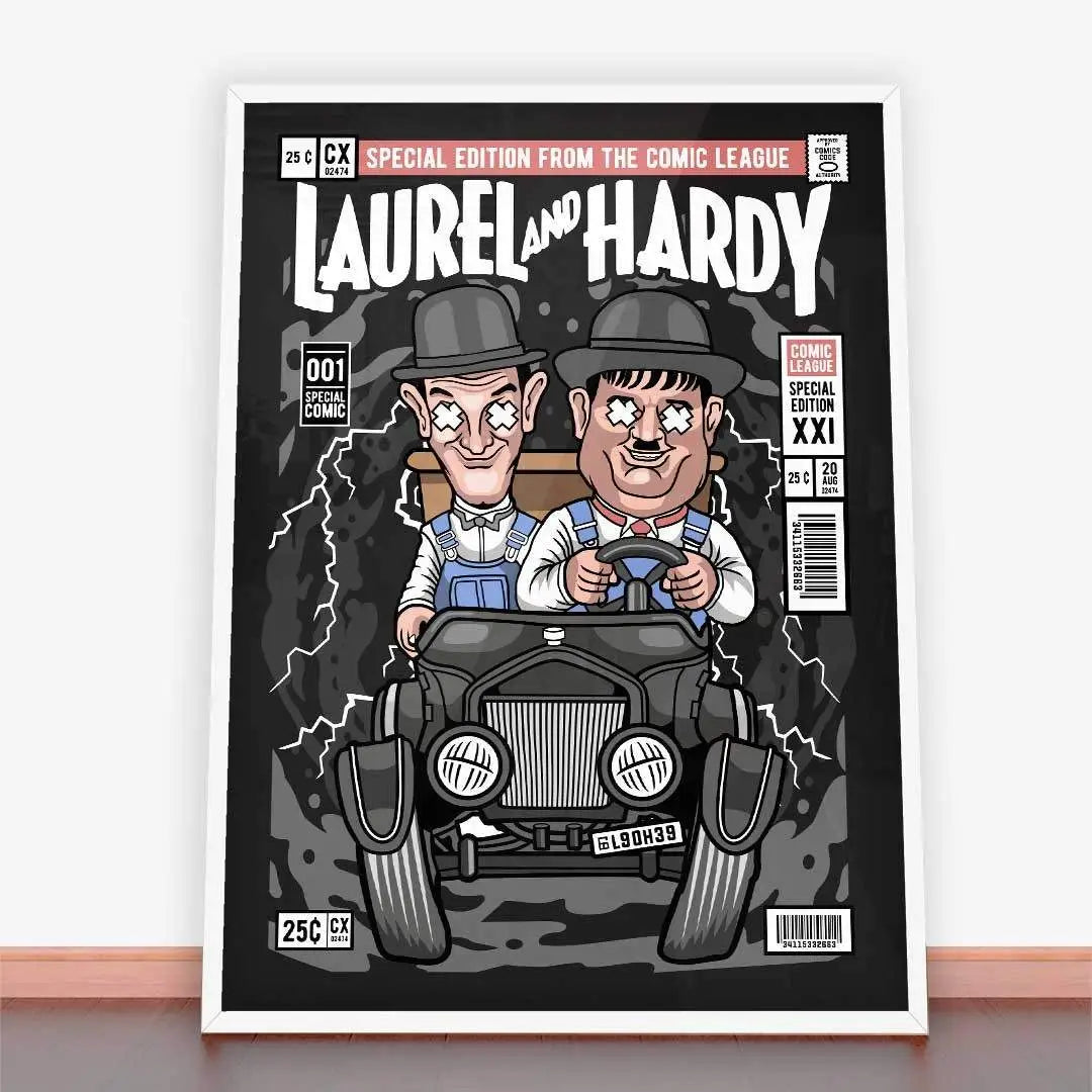 Plakat Laurel And Hardy.