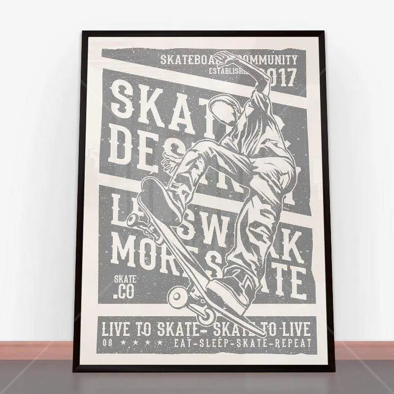 Plakat Live To Skate.