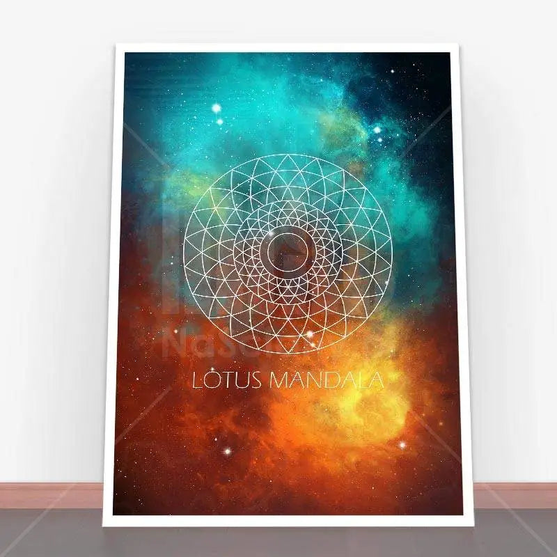 Plakat Lotus Mandala.