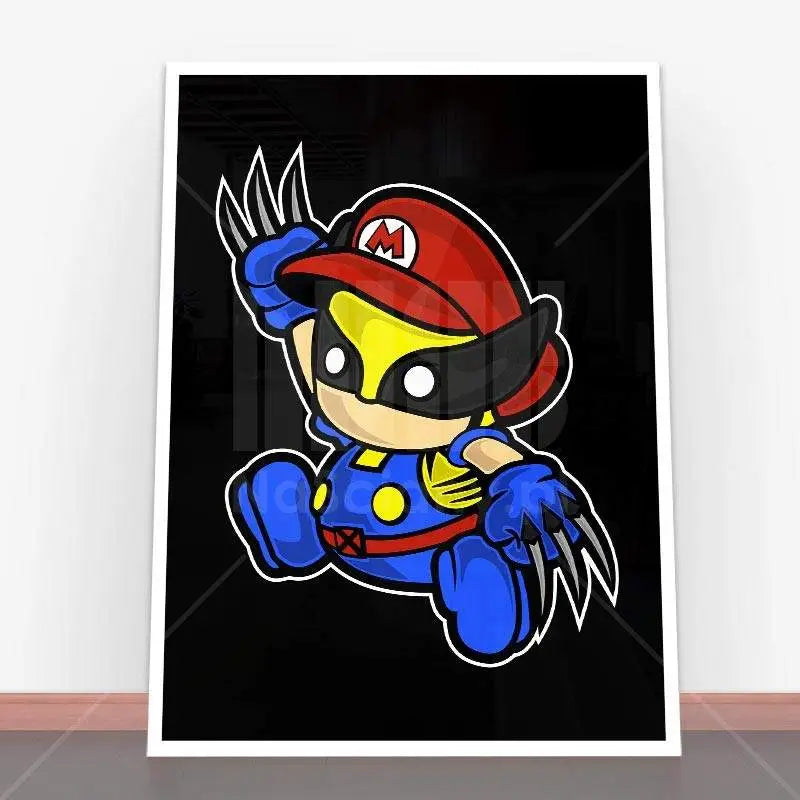 Plakat Mario Wolverine.