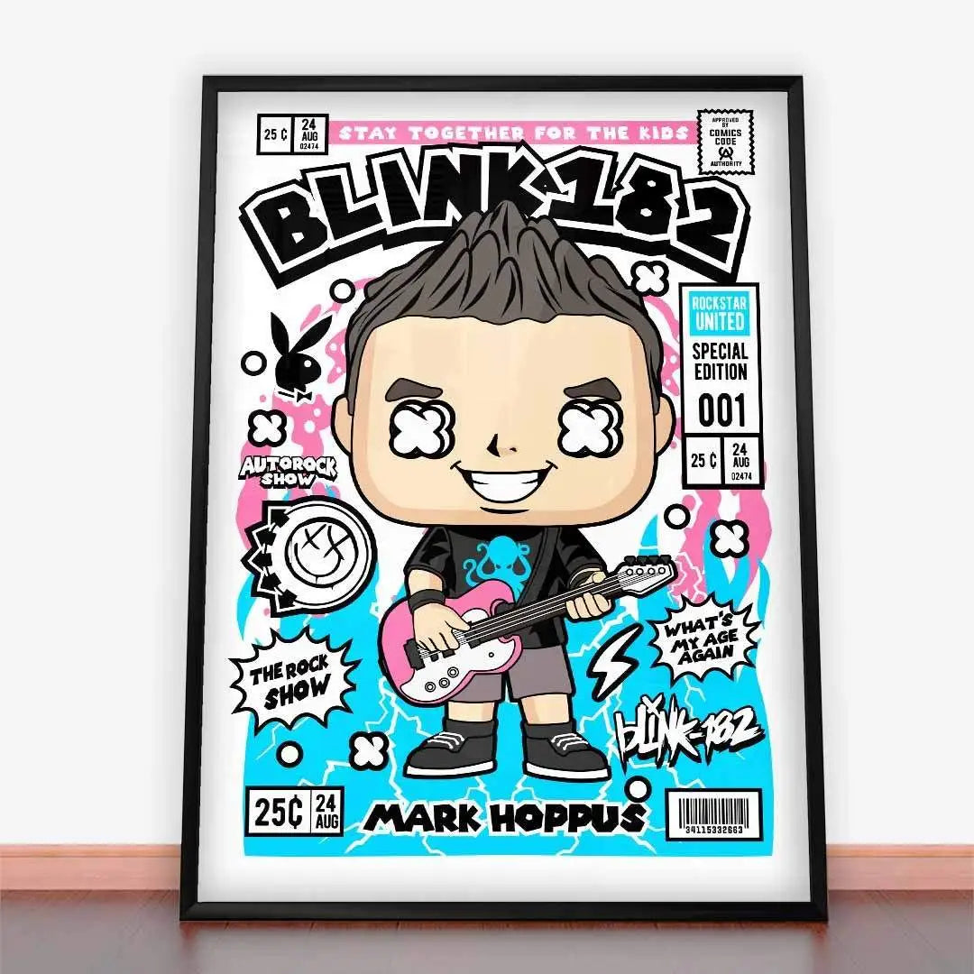 Plakat Mark Hoppus Blink 182.