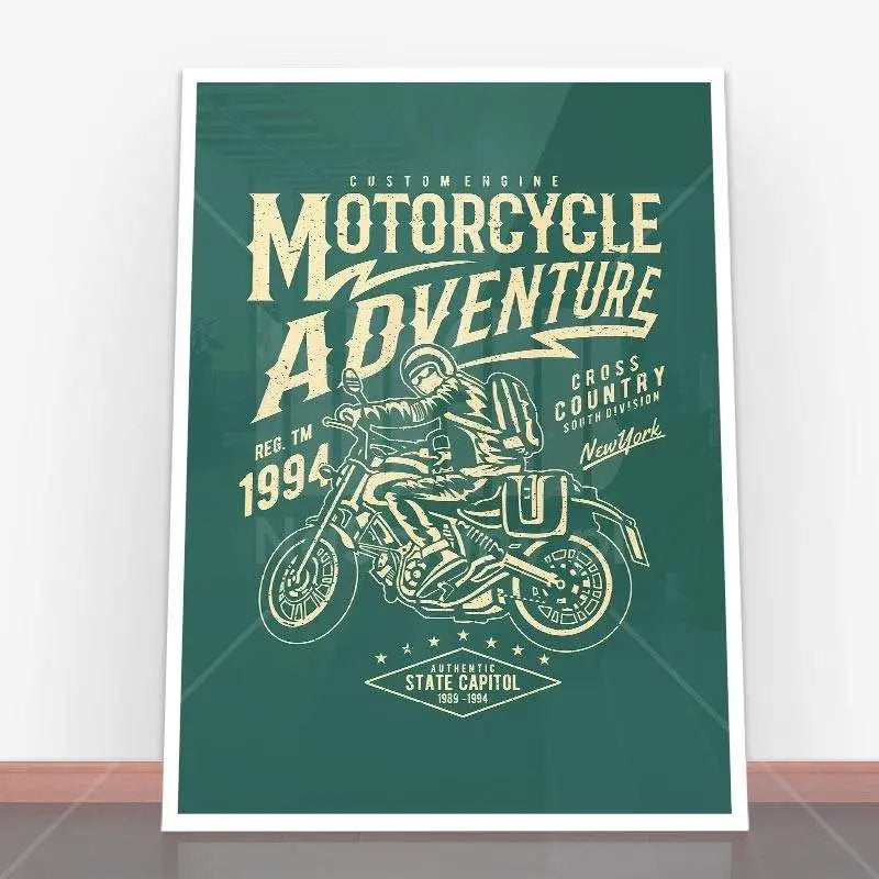 Plakat Motorcycle Adventure.