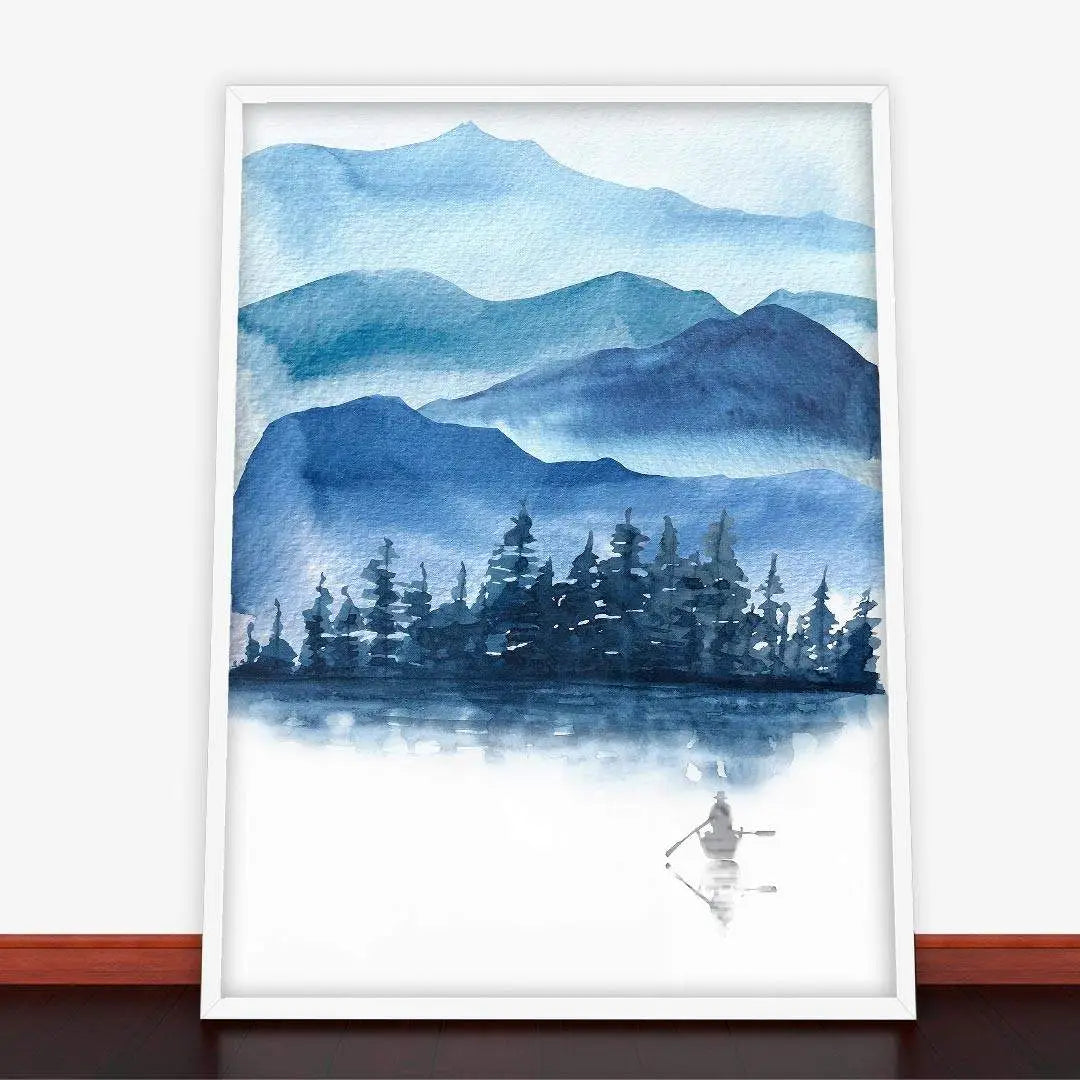 Plakat Mountains Blue.