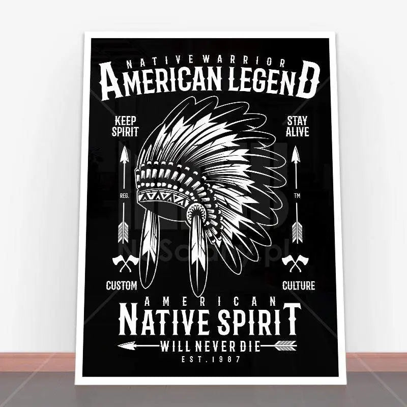 Plakat Native Warrior.